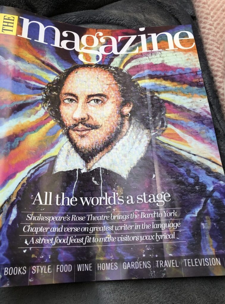 Okładka The Yorkshire Post Magazine z 16 czerwca 2018 roku